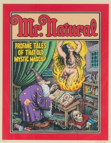 R. CRUMB (American, b. 1943). Mr. Natural Conjures the Devi...