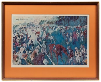 NEIMAN, LeRoy (American 1921 – 2012). Paddock at Chantilly....