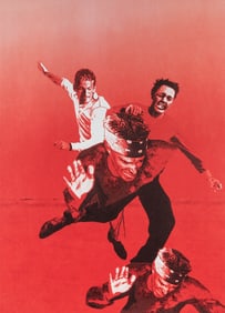 GOLUB, Leon (American, 1922 – 2004). Time Split II. Signed,...