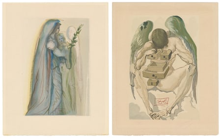 DALI, Salvador (AFTER) (Spanish, 1904 – 1989). “Fallen Ange...
