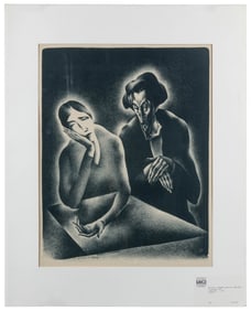 SCHWARTZ, William (American, 1896 – 1933). Lithograph #53. ...