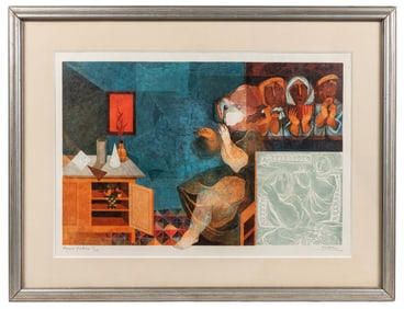 SUÑOL, Alvar (Spanish, 1935 - ). Sur la Table. Signed and n...