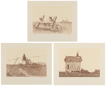 ORR, Elliot (American, 1904 – 1997). Group of Three Rural P...
