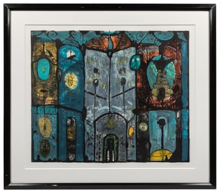 HULL, Richard (American, 1955 – ). Untitled. Signed and dat...