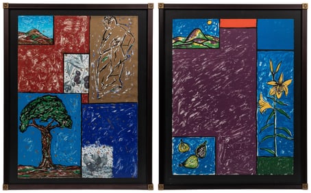 SCANGA, Italo (American, 1932 – 2001). “Golden Statue” and ...