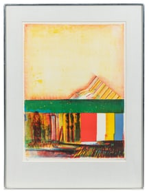 SIMBARI, Nicola (Italian, 1927 – 2012). Untitled (Abstract)...