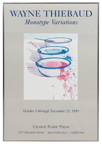 THIEBAUD, Wayne (After) (American, 1920 – 2021). “Monotype ...