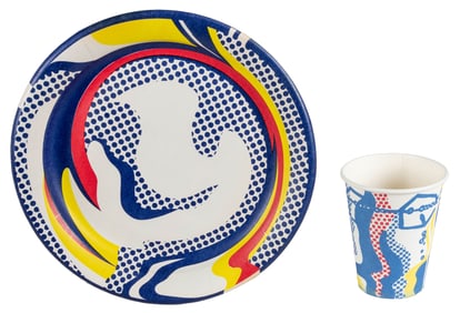 LICHTENSTEIN, Roy (American, 1923 – 1997). Paper Plate and ...