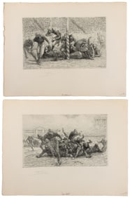 FARRE, Henri (American-French, 1871 – 1934). “Touchdown” an...