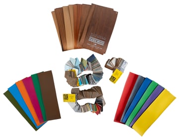 Collection of Herman Miller Material Samples. Zeeland, Mich...