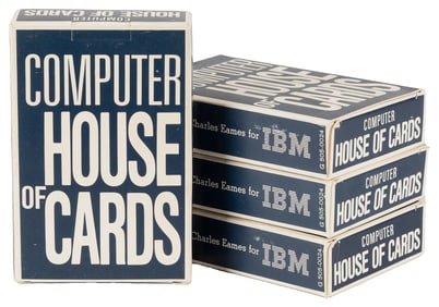 EAMES, Charles (American, 1907-1978). Four Decks of the “Co...