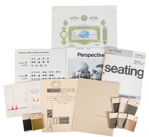 Office of Charles and Ray Eames. Herman Miller Employee Mat...