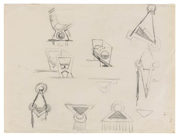 BUGATTI, Carlo (Italian, 1856 – 1940). Collection of Six Pa...