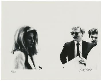 NAME, Billy (American, 1940 – 2016). Andy Warhol. Signed an...