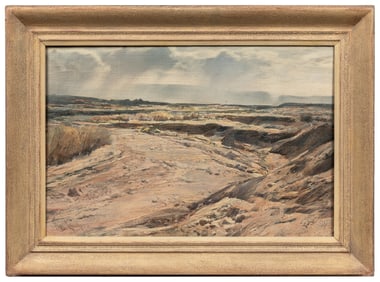 LAURITZ, Paul (American, 1889-1975). Desert Arroyo, Arizona...