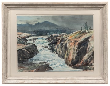 LAURITZ, Paul (American, 1889-1975). Frasier River Canyon. ...