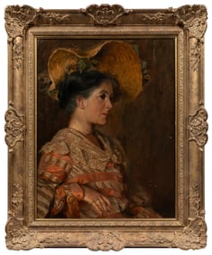 KOWARZIK, Max (German, 1875-1918). Untitled. (A Society Lad...