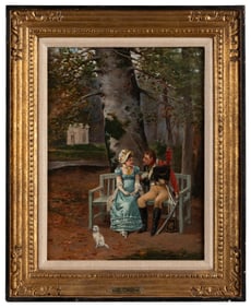 KRATKE, Charles Louis (French, 1848 – 1921). The Proposal. ...