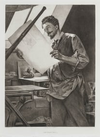 MATHEY, Paul (French, 1844 – 1929). The First Trial. Signed...