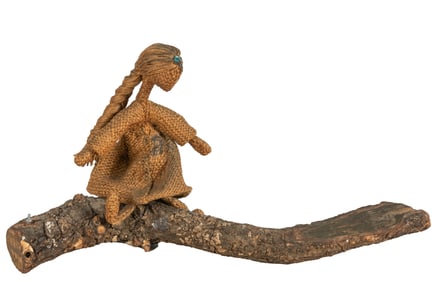 LAI, Maria (Italian, 1919-2013) Untitled. (Figure on a Bran...