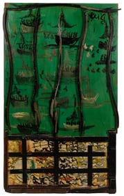 YOUNG, Purvis (American, 1943 – 2010). Untitled. (Boats on ...