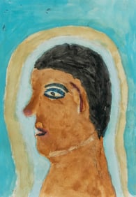 DAWSON, William (American, 1901-1990). Side View Portrait. ...