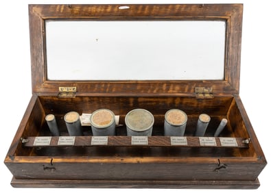 Electrical Cable Display Case with 7 Cable Samples, Various...