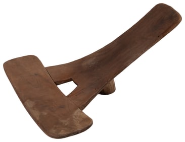 Tiv People Three-Legged Low Chair. Nigeria, ca. 20th centur...