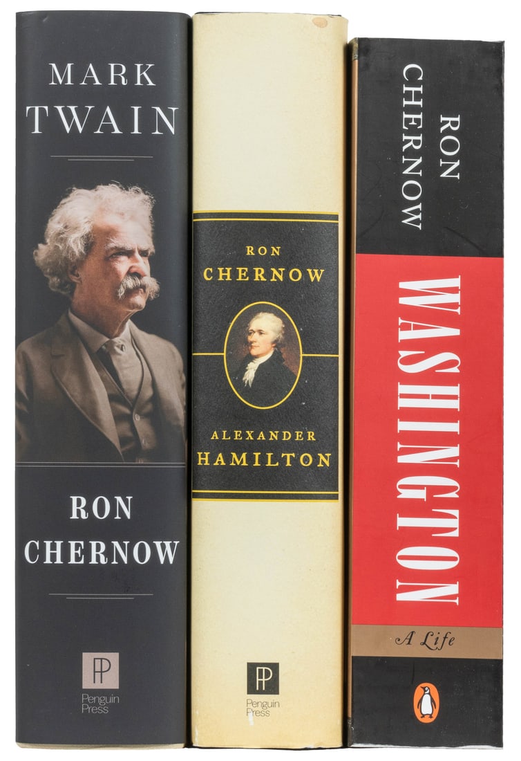 [AMERICANA]. CHERNOW, Ron. Trio of Biographies, Two of Whic... (1 of 1)