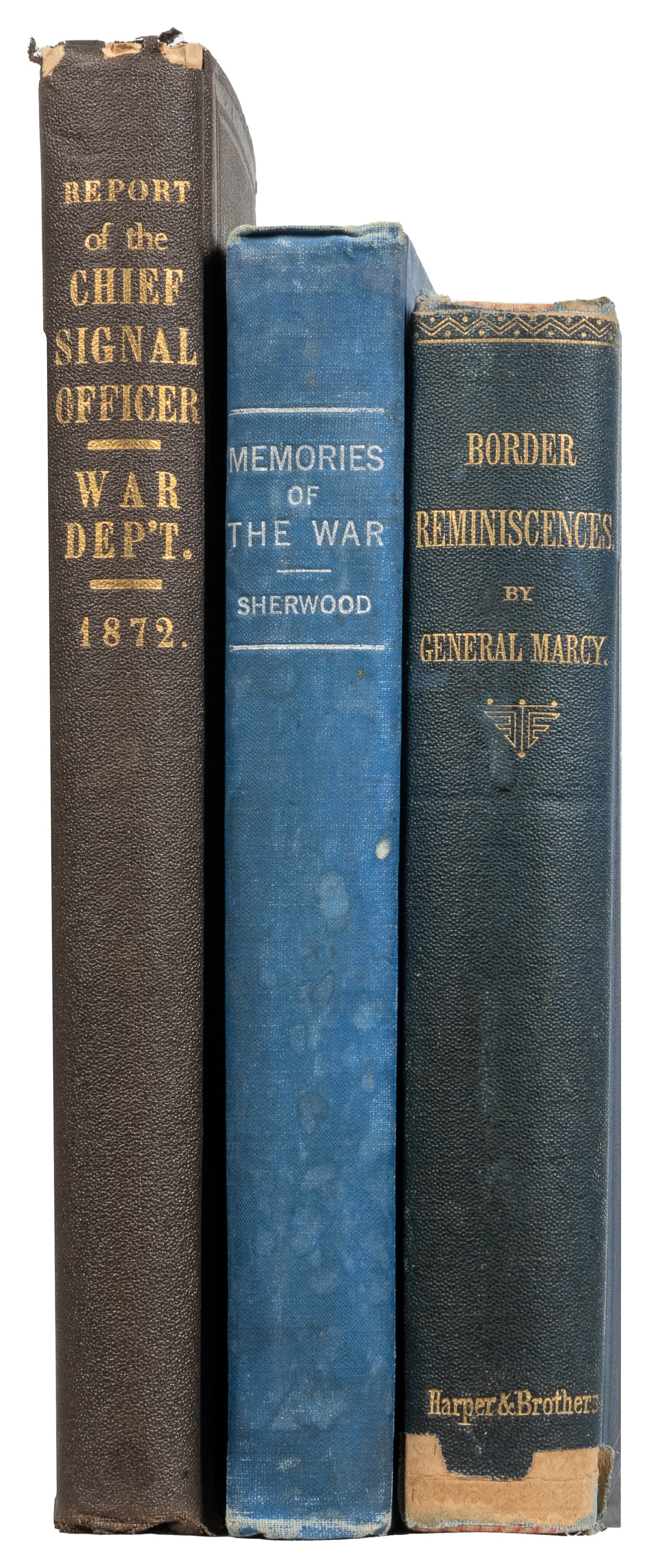 [AMERICANA]. [CIVIL WAR]. Trio of First Editions, Signed by... (1 of 4)