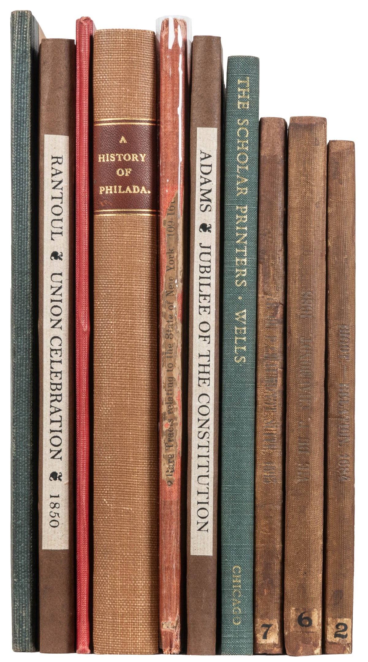 [AMERICANA]. Group of 10 Pamphlets and Publications on Vari... (1 of 2)