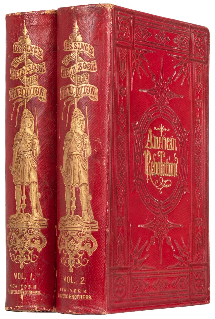 [AMERICANA]. [AMERICAN REVOLUTION]. LOSSING, Benson J. The ... (1 of 2)