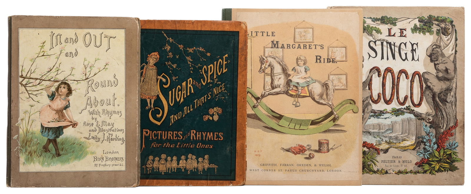 [CHILDREN’S AND ILLUSTRATED BOOKS]. Group of 4 Illustrated ... (1 of 1)