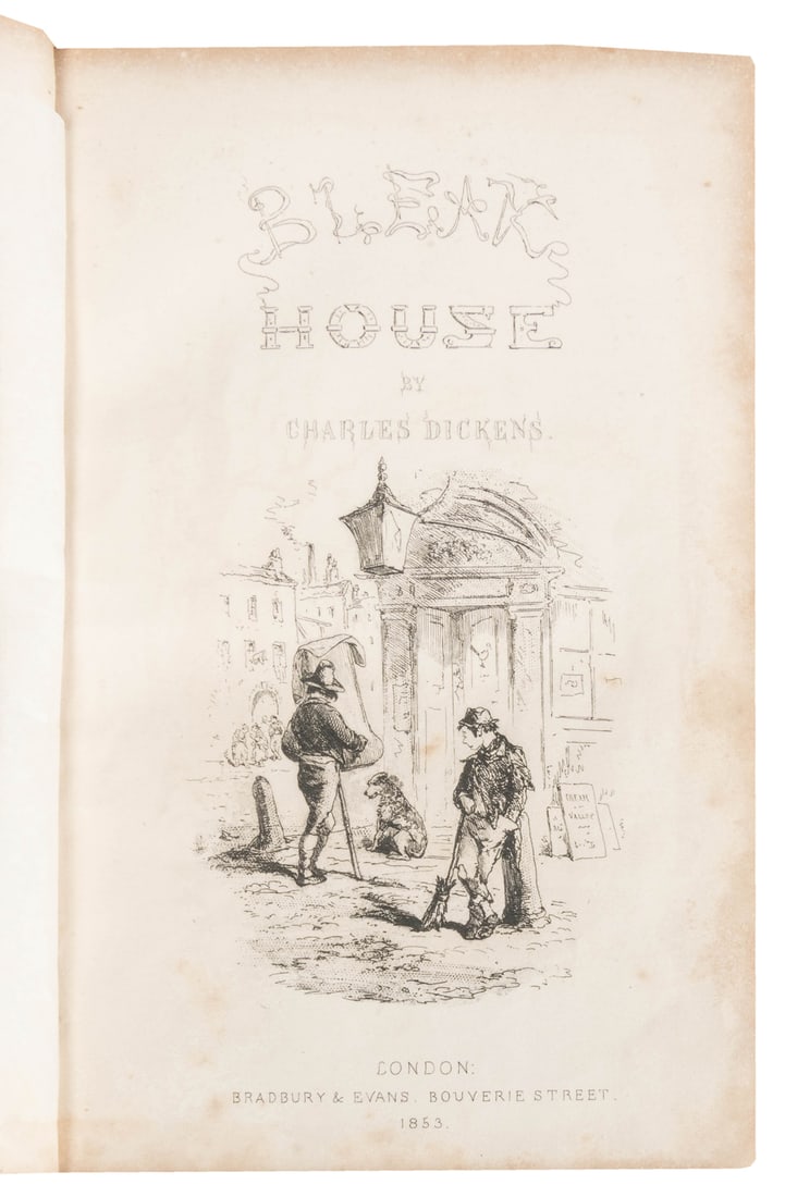DICKENS, Charles. Bleak House. London: Bradbury and Evans, ... (1 of 3)