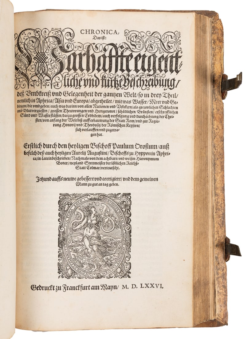 [EARLY PRINTING]. ALVAREZ, Francisco. General chronicen, da... (1 of 4)