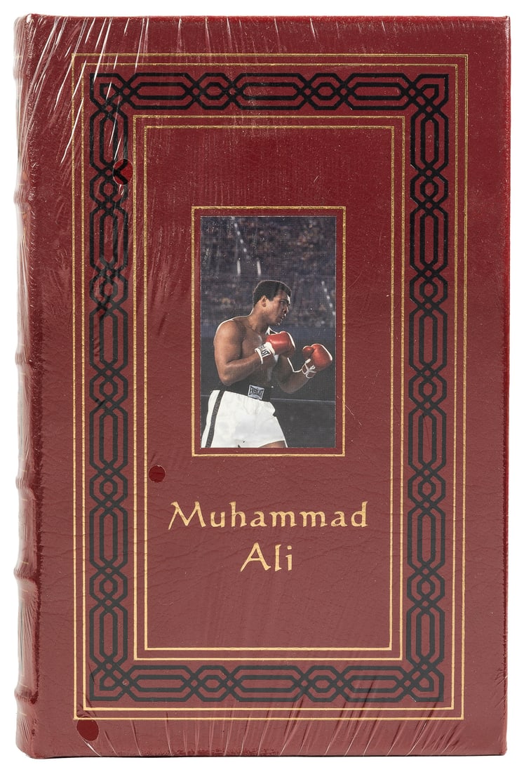 [FINELY-BOUND MODERN FIRSTS]. ALI, Muhammad and HAUSER, Tho...: [FINELY-BOUND MODERN FIRSTS]. ALI, Muhammad and HAUSER, Thomas. Muhammad Ali His Life and Times. Norwalk, CT: The Easton Press, 1996. 8vo. Illustrated. Publisher’s full red leather, front board