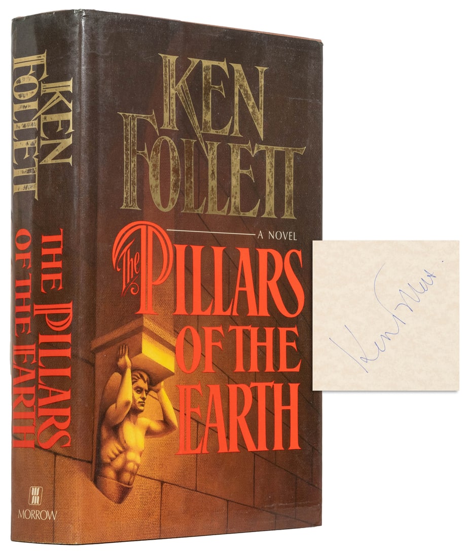 FOLLETT, Ken. Pillars of the Earth. New York: William Morro... (1 of 3)