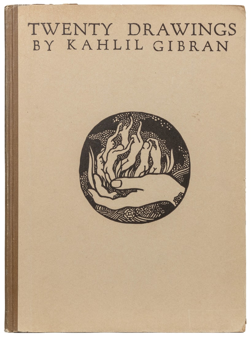 GIBRAN, Kahlil. Twenty Drawings. New York: Alfred A. Knopf,... (1 of 2)