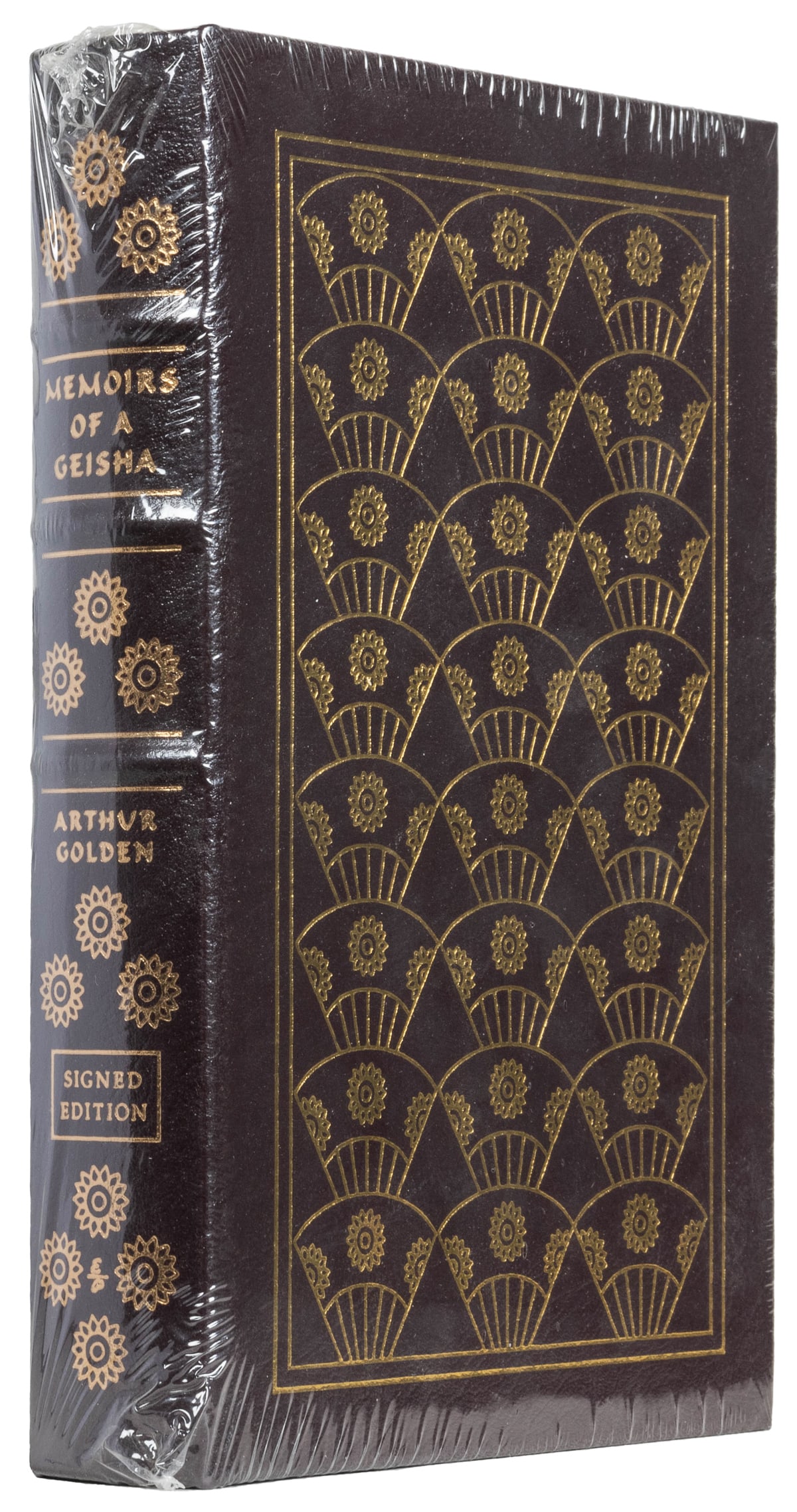 GOLDEN, Arthur. Memoirs of a Geisha. Norwalk, CT: The Easto...: GOLDEN, Arthur. Memoirs of a Geisha. Norwalk, CT: The Easton Press, [2000]. 8vo. Publisher’s full brown leather, gilt, sealed in publisher’s shrinkwrap. Not examined out of shrinkwrap. Fin