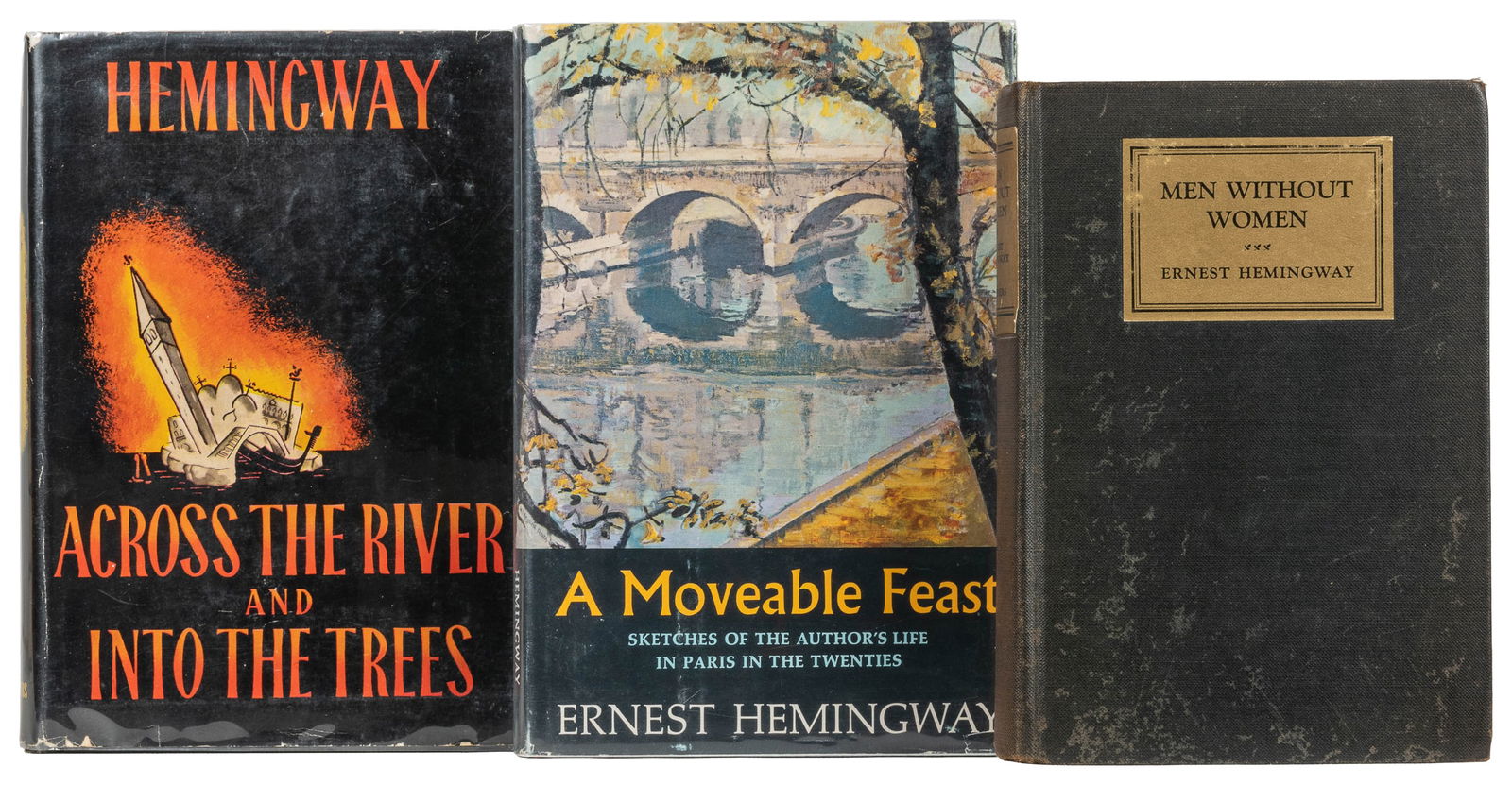 HEMINGWAY, Ernest (1899-1961). Trio of Titles, Including: A... (1 of 1)