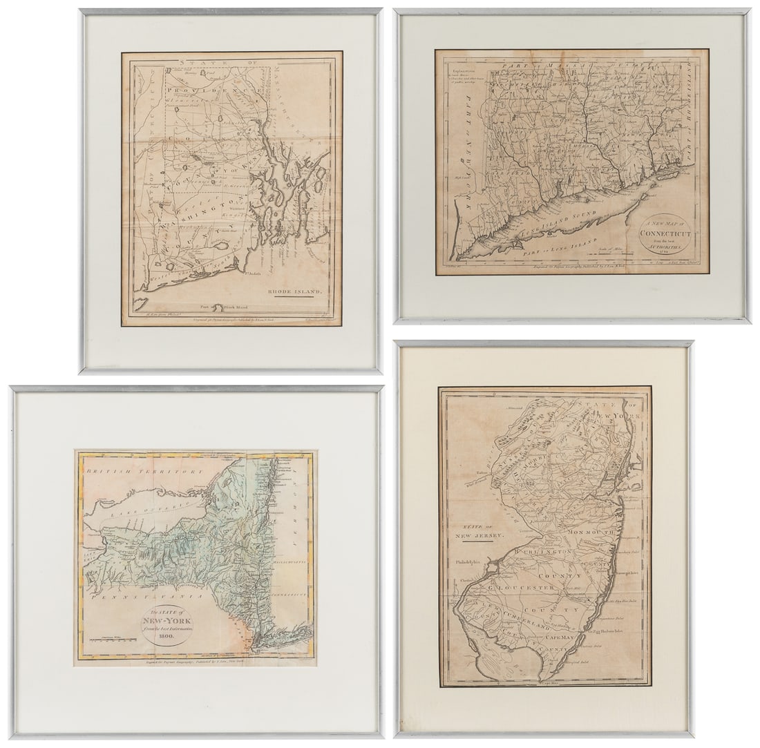[MAPS AND PRINTS]. [PAYNE, John, cartographer]. Group of 4 ... (1 of 5)