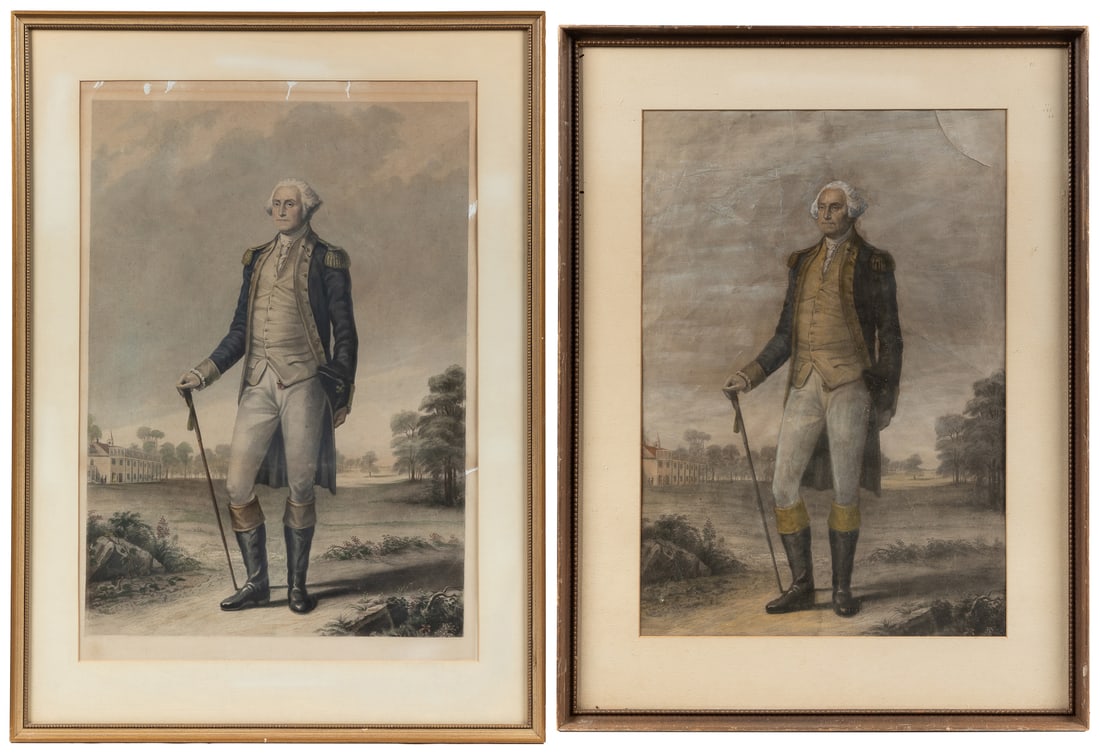 [MAPS AND PRINTS]. [WASHINGTON, George (1732-1799), subject... (1 of 3)