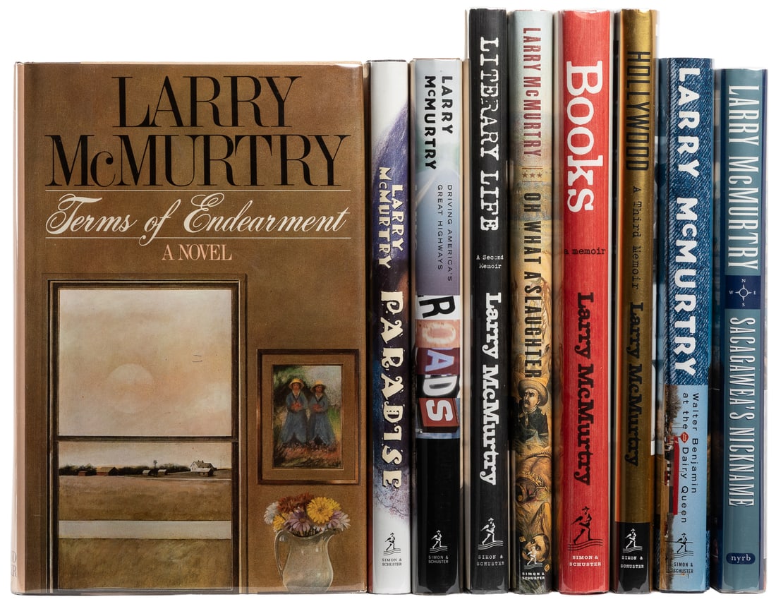MCMURTRY, Larry (1936-2021). Group of 9 First Trade Edition... (1 of 1)