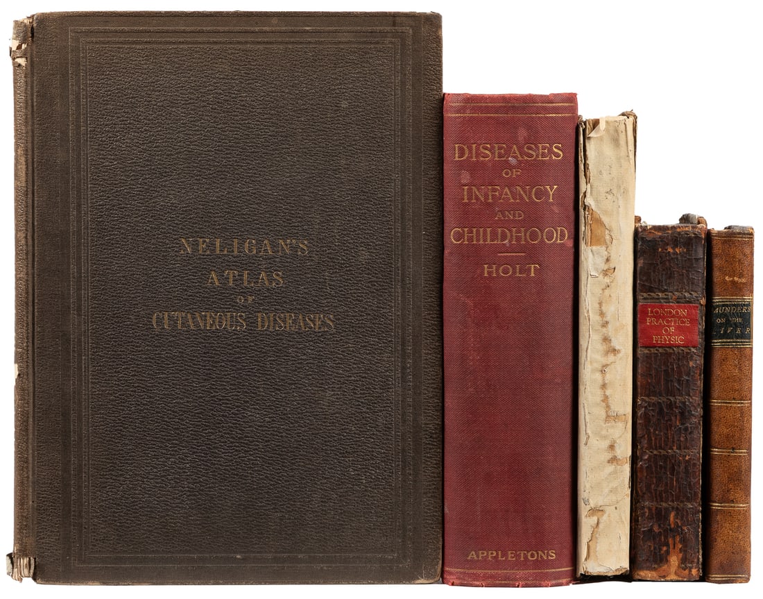 [MEDICINE]. Group of 5 Early Editions of Medical Books. [V.... (1 of 1)