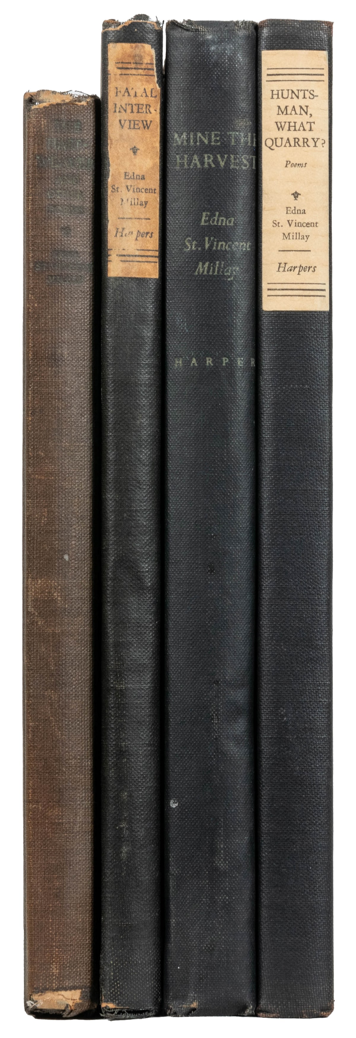 MILLAY, Edna St. Vincent. Group of 4 first editions. Includ... (1 of 1)