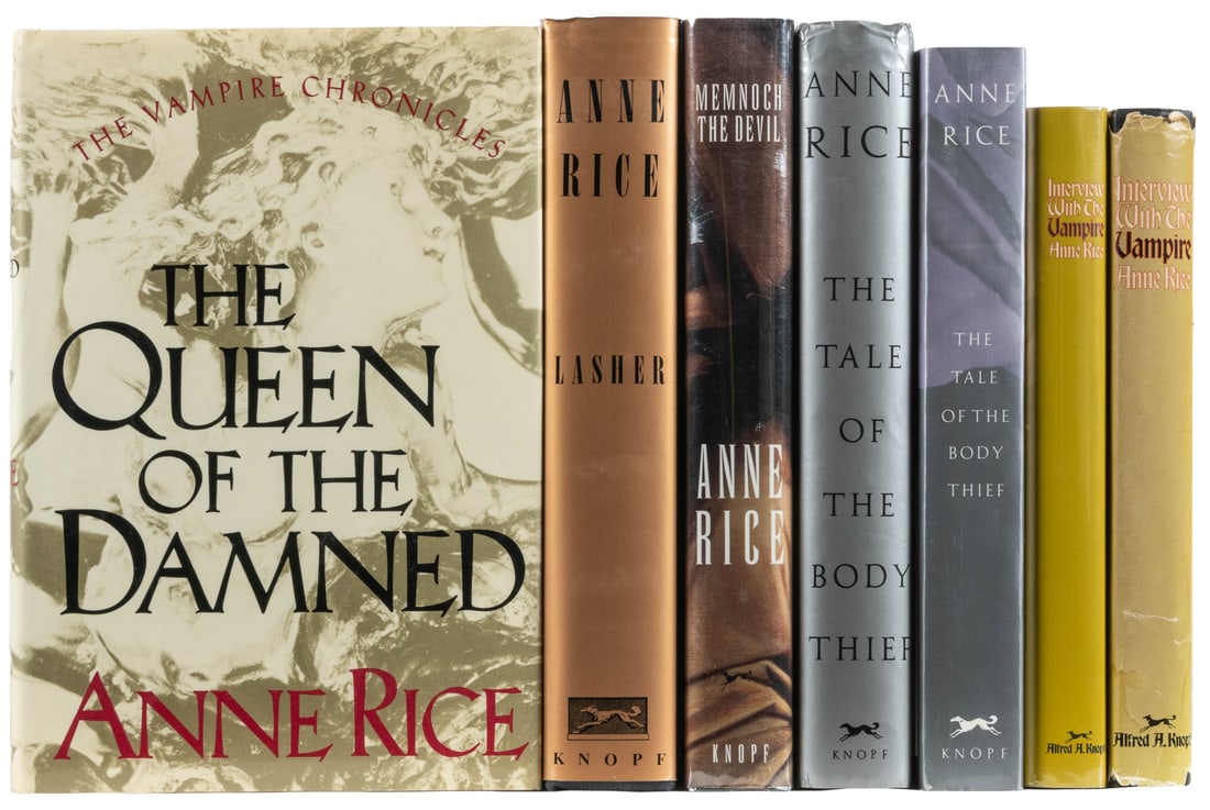 RICE, Anne. Group of 5 First Editions, Plus 2 Later Edition... (1 of 1)