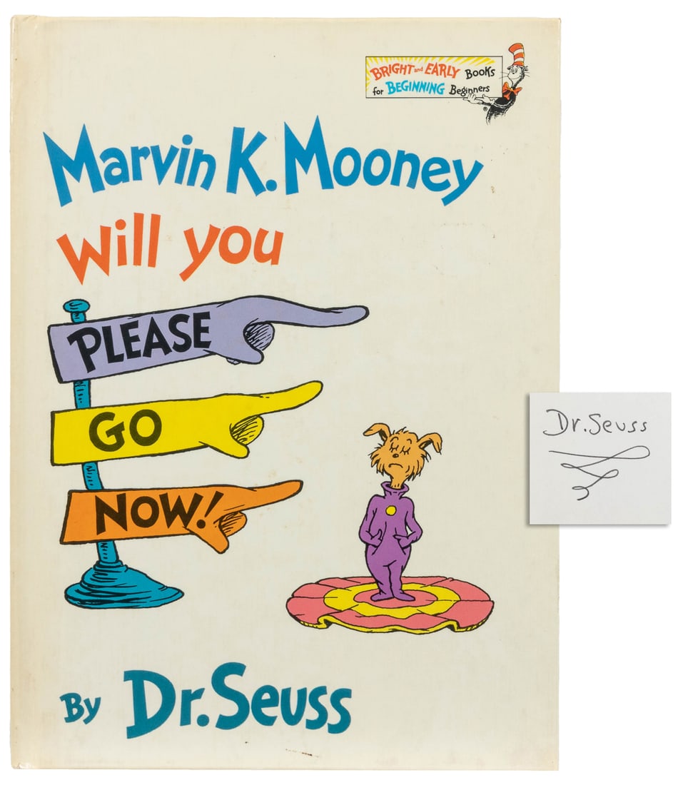 SEUSS, Dr. [pseudonym of GEISEL, Theodore Seuss]. Marvin K.... (1 of 3)