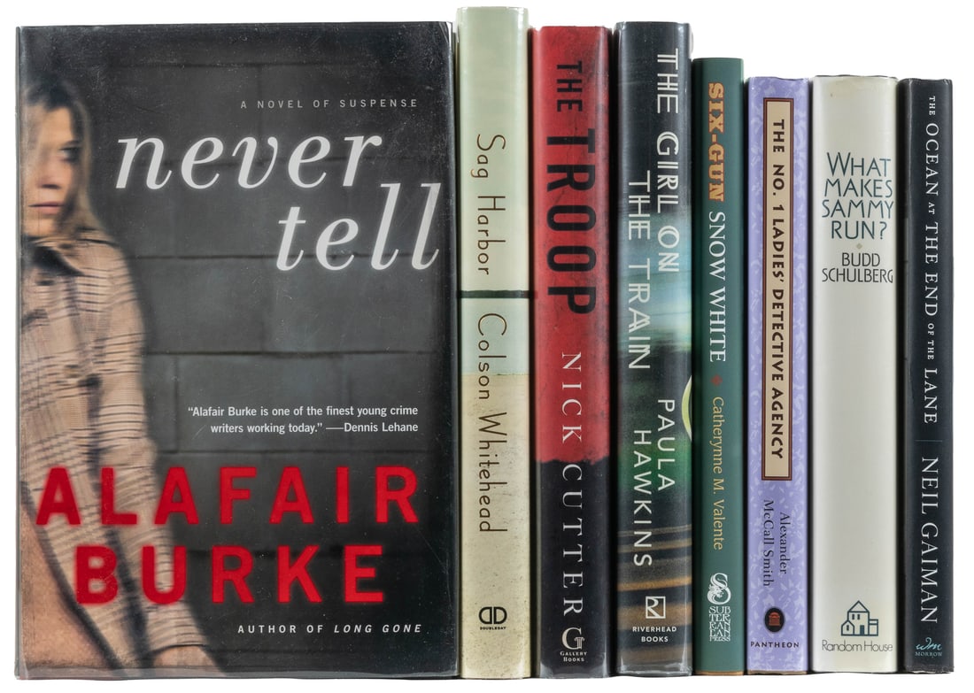 [SIGNED BOOKS]. Group of 8 Signed Modern First American Edi... (1 of 1)