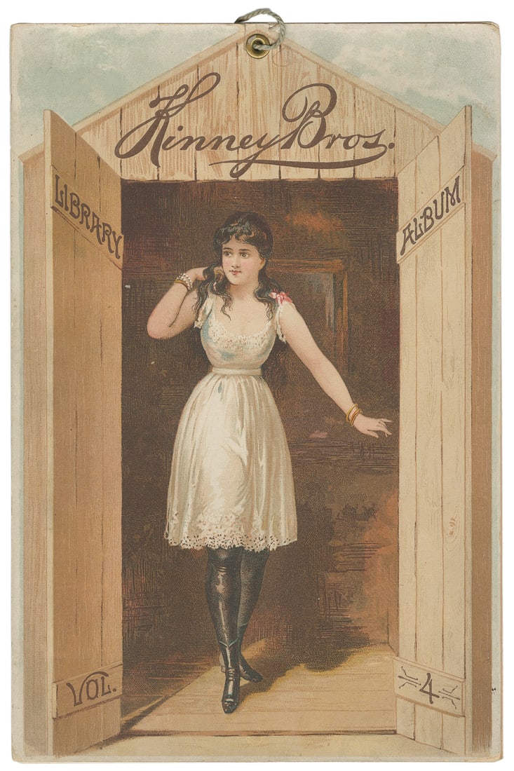 [TOBACCO TRADE CARD/ALBUM]. [BATHING BEAUTIES]. Kinney Bros... (1 of 2)