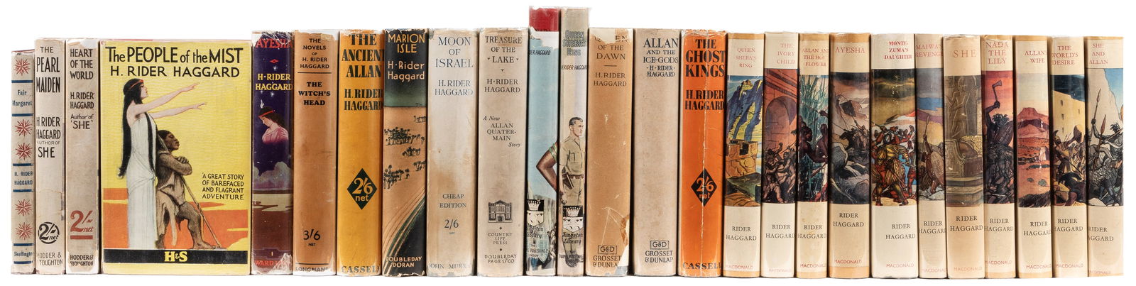[HAGGARD, H. RIDER]. Group of Nearly 25 Early Editions of H... (1 of 1)
